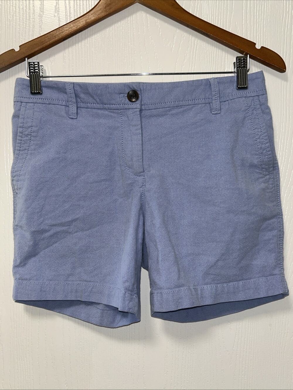 Talbots Relaxed Chino Shorts Womens 4 Petite Cotton Beach Resort Cruise Summer